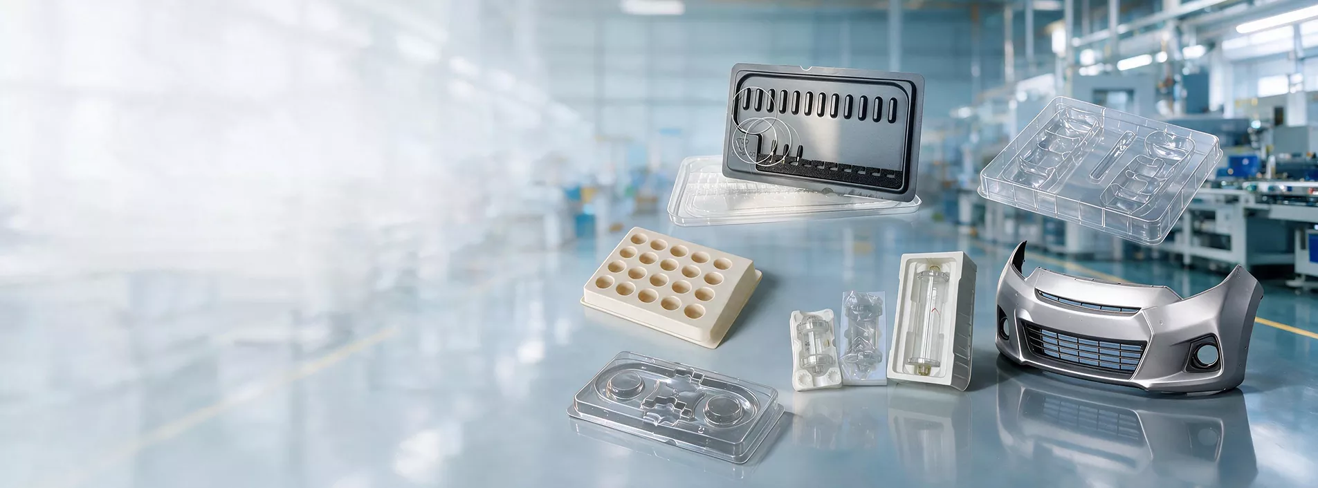 China Thermoforming Packaging Solutions စက်ရုံ